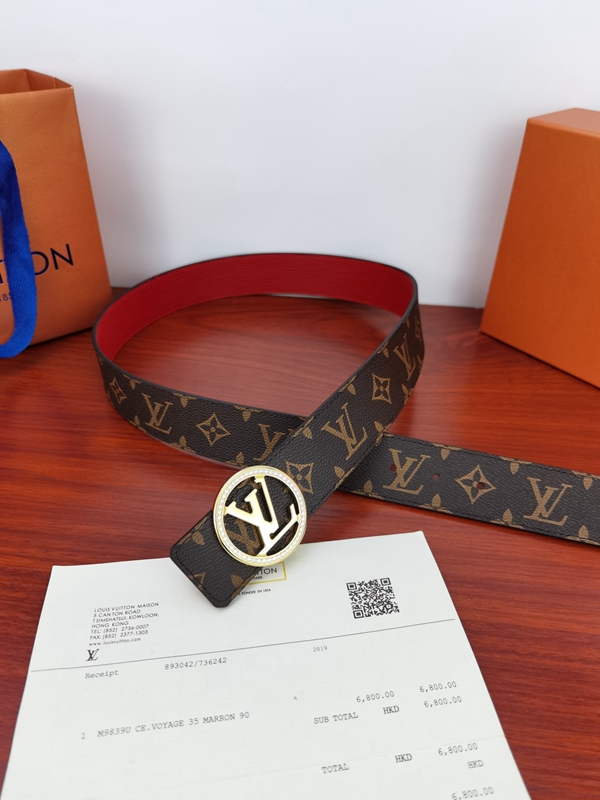 激安ルイヴィトンベルト内部構造